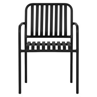 Chaises de salle à manger empilables de Sukavina | Chaises de patio en métal pour meubles de jardin, terrasse, balcon, restaurant et café