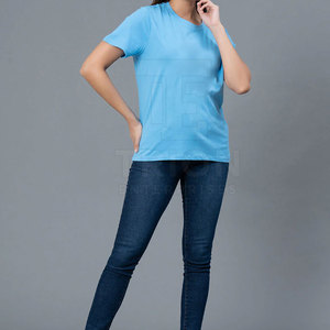 Camiseta de Mujer Recién Llegada, Material de Algodón y Poliéster, Estilo Único, Camiseta de Mujer Más Vendida - Product Image 5
