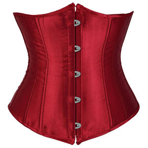 Violet foncé Satin Corset corps façonnage Shapewear taille minceur Bustier Lingerie pour femmes Sexy élégant mode tenue - Product Image 5