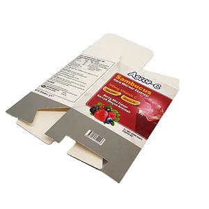 Boîtes d'emballage en papier Bristol recyclable imprimées en offset personnalisées, laminage mat, gaufrage pour tubes de comprimés effervescents pour médicaments - Product Image 5