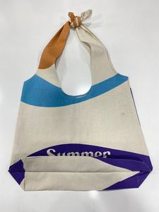 Bolso de mano tipo clutch con estampado tradicional en lona, asas anudadas a mano, estilo personalizado, diseño de doble correa, alta calidad - Product Image 4