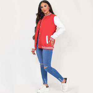 Chaqueta de Béisbol de Satén con Diseño Nuevo 2024, Cuello Alto, Estilo Urbano, Impermeable, para Invierno, con Forro de Lana, Estilo Letterman, Venta al Por Mayor - Product Image 6