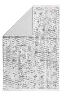 Tapis de couloir en velours bleu et blanc, lavable, 10 mm, géométrique, marocain, en polyester, antidérapant, Turquie, vente en gros, taille personnalisée, OEM, moderne - Product Image 2