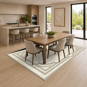 <b>RUGS</b> DEPOT LXDP-0508 Wholesale Multicolor Neutral Contemporary Geometric Digital Printed Machine Washable Chenille <b>Rug</b> <b>Non</b> <b>Slip</b> - Product Image 4