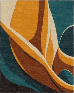 Accent Persian Style Abstract Pattern Hand-Knotted Wool <b>Rug</b> for Home Living Room Door <b>Outdoor</b> Bedroom-Area <b>Rugs</b> Sets - Product Image 2