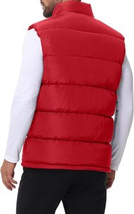 Casual Winter Puffer <b>Jacket</b> with Stand Collar and Zipper Closure <b>Canvas</b> Quilted <b>Jacket</b> OEM Service Available - Product Image 2