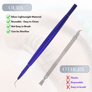 Herramienta de Lifting de Pestañas con Varilla Aislante Personalizada, Ligera, para Levantar y Separar las Pestañas, Herramienta Multiusos de Acero Inoxidable - Product Image 5