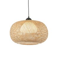 Abat-jour tissé en bambou pour la décoration intérieure, meilleure décoration classique, vente chaude en suspension