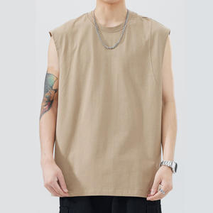 Factory Manufacturer <b>tank</b> <b>Top</b> <b>Men</b> 100% Cotton 230gsm Blank <b>Mens</b> <b>tank</b> <b>Tops</b> High Quality Boxy Knitted <b>tank</b> <b>Top</b> - Product Image 1