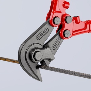 KNIPEX สีขาว 11 มม. ขนาดกลาง 9 มม. แบบแข็ง 6 มม. เครื่องตัดตาข่ายเหล็กเสริมแรง ความยาวรวม 950 มม. สำหรับเครื่องมือทำสวน - Product Image 4