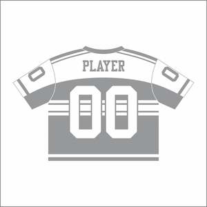 Vente en gros jersey de baseball en maille de coton personnalisé tricot rayé imprimé t-shirt boxy surdimensionné col en V cropped mesh jersey - Product Image 2