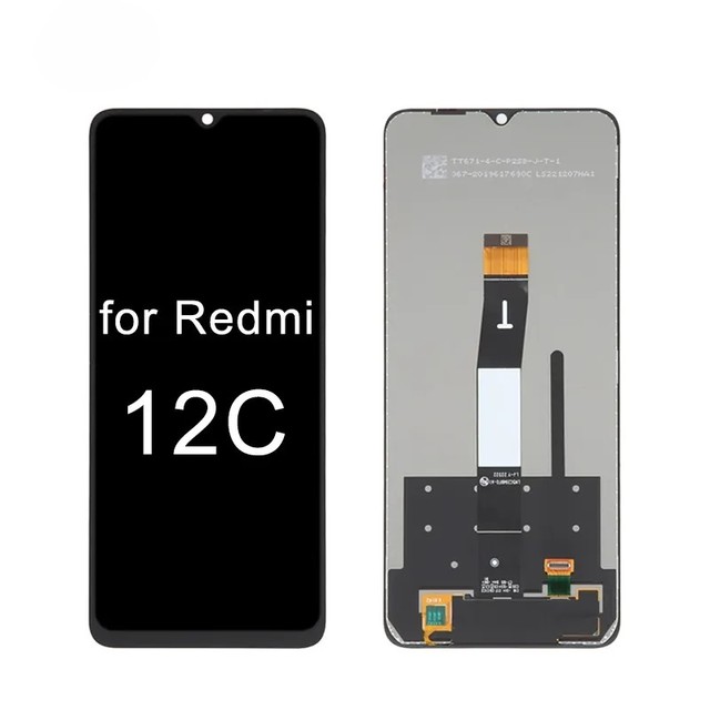 Original Touch Screen Digitizer for Redmi 12C LCD + TOUCH + Frame Assembly with 1 Year Warranty