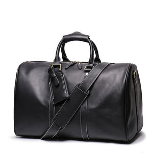 Sac de voyage Weekender imperméable pour hommes Bagages en cuir écologique de grande capacité avec logo personnalisé pour le sport et la salle de sport - Product Image 1
