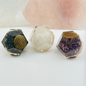 Esfera de cristal Natural pulido, piedra de orgón curativa, Ágata transparente, orgona, venta al por mayor, cristal y ágata - Product Image 1