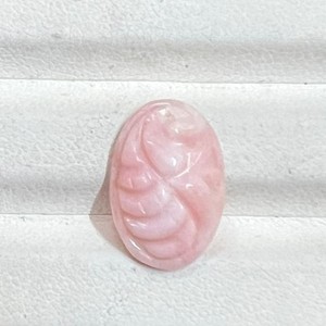 Piedra preciosa tallada de ópalo Rosa rara hecha a mano Mughal arte tallado piedra preciosa hermosa forma ovalada para joyería utiliza producto a granel - Product Image 2