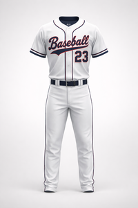 Vente en gros de maillots de baseball et uniformes 100% polyester, respirants et à séchage rapide, vêtements de sport imprimés de haute qualité sublimés - Product Image 2