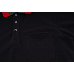 T-shirt Polo oversize facile à assortir pour homme, confortable, 49% polyester, 29% viscose, 22% coton - Product Image 4