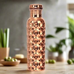 Botellas de cobre de alta calidad con propiedades antibacterianas y resistentes a los olores para facilitar el llenado y la limpieza al precio más bajo - Product Image 1