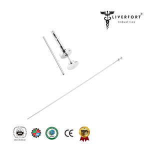 Pistolet d'insémination artificielle vétérinaire en acier inoxydable allemand de haute qualité 0,25 ml/0,5 ml pour cheval/bovins/moutons/chèvre/chien - Product Image 3