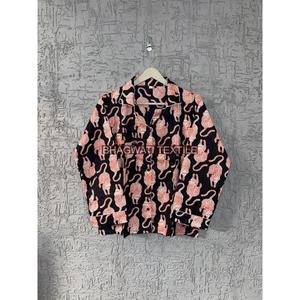 Completo pigiama estivo con stampa tigre in cotone 3 pezzi all'ingrosso abbigliamento da notte da donna Shorts pantaloni in maglia traspirante - Product Image 4