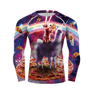 2022 Custom Digitally Printed MMA <b>BJJ</b> <b>Rash</b> <b>Guard</b> New Design Sportswear OEM Service for Hot Sale Martial Arts Wear - Product Image 3