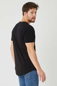 เสื้อยืดคอกลมแขนสั้นผ้าคอตตอนสำหรับ100%, เสื้อพิมพ์ลายลำลองคอกลมสไตล์สตรีทเสื้อยืดทรงหลวมเท่ๆ - Product Image 4