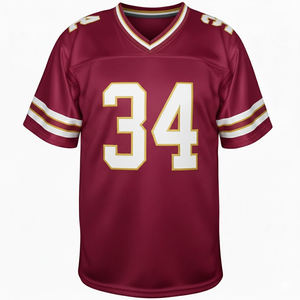 Vêtements de sport en sublimation intégrale, maillot de football américain, nom et numéro d'équipe personnalisés, maillot de football américain pour l'entraînement - Product Image 2