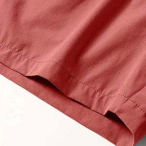 Pantalones cortos informales de cintura alta XXS para hombre, bolsillos de algodón con cordón sólido, malla antiarrugas, logotipo ecológico para deportes diarios de verano - Product Image 5