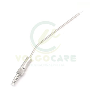 Nouvelle arrivée en acier inoxydable Frazier canule d'aspiration mastoïdien Tube d'aspiration coudé 7 pouces 18cm pointe d'aspiration pour ENT Neuro général - Product Image 6