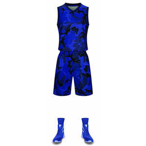 Dernière conception de maillot de basket-ball personnalisé ensemble respirant à séchage rapide en grande taille prix usine avec impression personnalisée logo numéro uniforme - Product Image 1