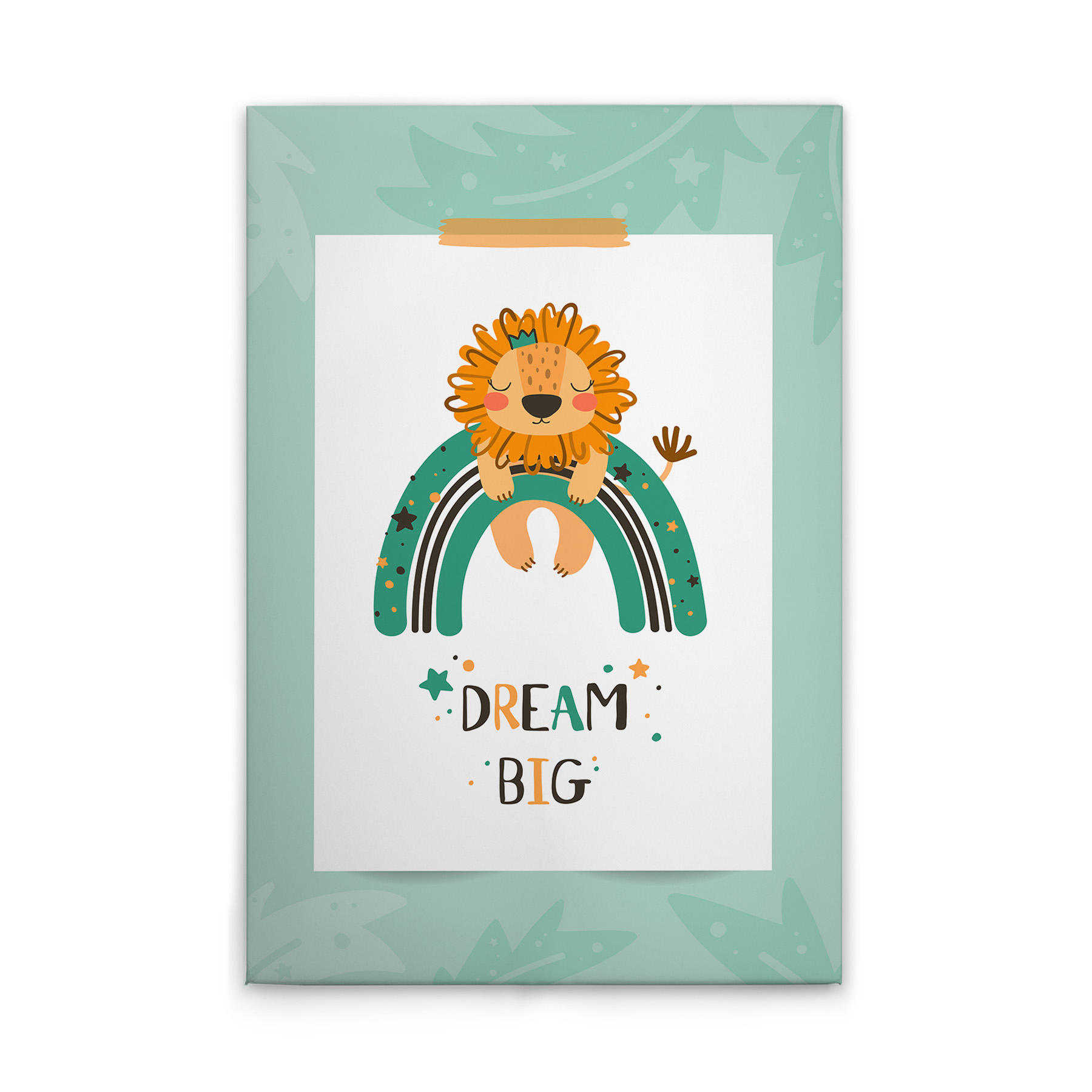 Green, White, Orange, Black, Brown