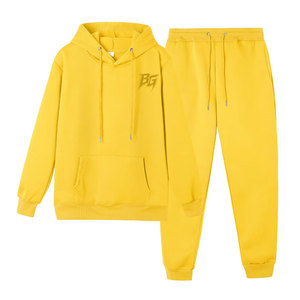 Conjuntos Deportivos Casuales de Invierno para Hombre con Capucha, 100% Algodón Transpirable, Personalizables, Venta al Por Mayor, MOQ Bajo - Product Image 1