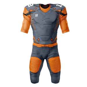 Vêtements de sport tendance, design très populaire, confortables, uniformes de football américain pour hommes, 100% polyester, vente chaude - Product Image 4