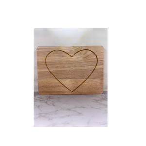 Tabla de cortar de madera orgánica Natural con forma de corazón, tabla de cortar de madera con forma de diseño de manzana para restaurante de cocina - Product Image 3