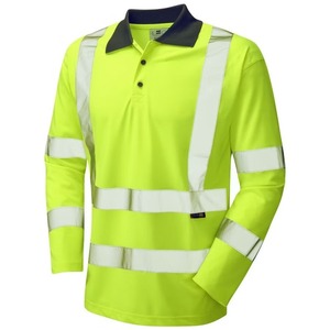 Algodón Poliéster Reflectante Seguridad Trabajo Camisas Logotipo personalizado Hi Vis Fluorescente Impermeable LED Flash Uniformes de trabajo de alta calidad - Product Image 5
