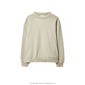 Logo personnalisé femmes coton doux col montant Streetwear pull polaire surdimensionné pull femmes col montant sweat pour femmes - Product Image 5