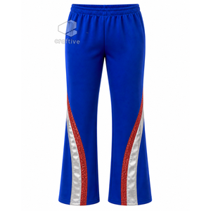 Custom Rhinestone Cheer Team Training Warm-Up Set Bling <b>Glitter</b> PU Sports Apparel Personalized Tracksuit For Cheerleader - Product Image 3