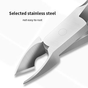 Cortaúñas de acero inoxidable profesional más vendido, alicates de pedicura, pinzas para cutículas de uñas de los pies para herramientas de cuidado de salón - Product Image 4