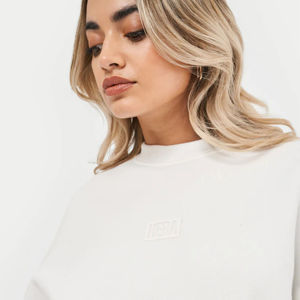 Sudadera de gran tamaño con logotipo personalizado de alta calidad, envío directo, MOQ, ropa informal de invierno para mujer, precio barato personalizado - Product Image 3