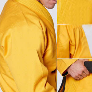 100% algodón Jiu Jitsu brasileño Kimono Gi BJJ trajes cómodos entrenamiento deportivo MMA artes marciales mixtas desgaste Gi en venta - Product Image 3