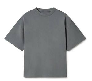 Heavyweight OEM 100% Cotton <b>Plain</b> Oversized T-Shirt Custom Blank for Printing T-shirt for men women - Product Image 6