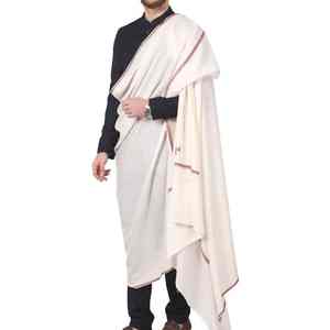 Chal de Lana Premium para Hombre, Invierno, Suave, Color Sólido Tradicional, Elegante, Transpirable, 300g, Talla Personalizada para Clima Frío - Product Image 6