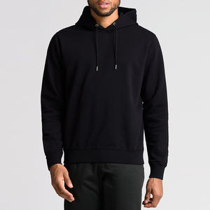 Pull en molleton de polyester/coton sweat à capuche de luxe logo personnalisé impression broderie unisexe poche solide Streetwear marque à capuche - Product Image 4