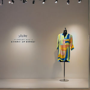 High Quality Export Green Printed Long Straight-Fit <b>Kurta</b> Dress <b>Women</b> Cotton Blend Casual Wear V-Neck Full Vintage Summer - Product Image 2