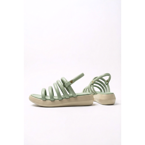 Sandales plates moelleuses en sauge douce Modèle 433 GN - Product Image 2