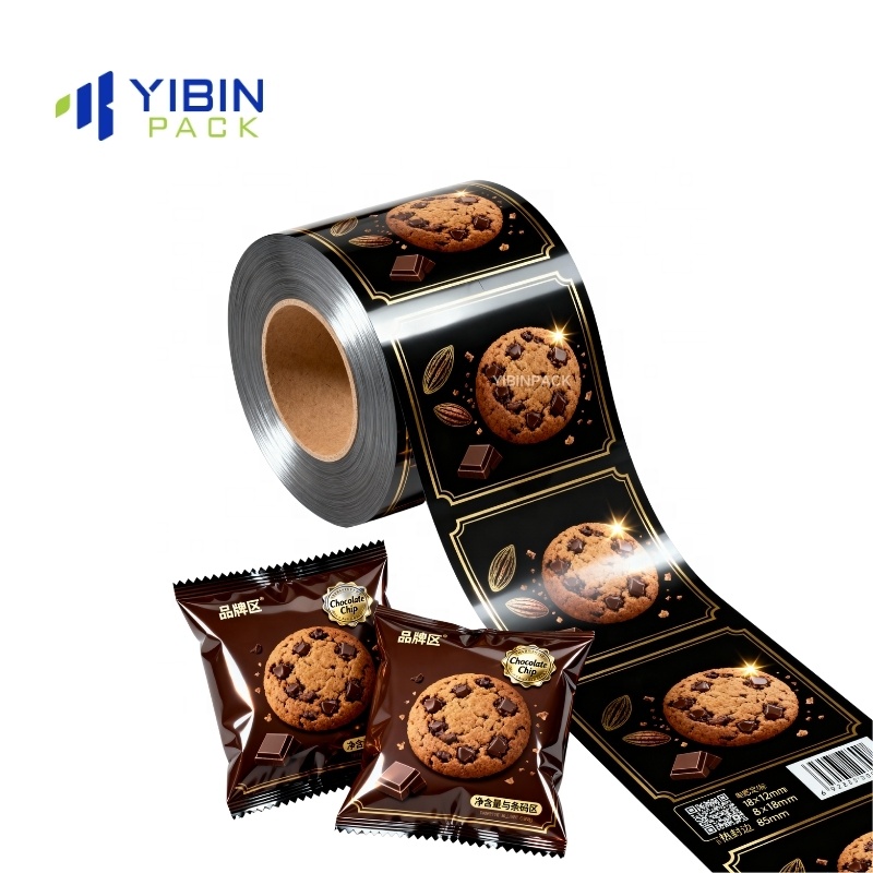 Customize Laminated Sachet Roll Film Food Packaging Supplier Food Grade Opp Plastic Sachet Powder Roll Film Auto Packing Machine