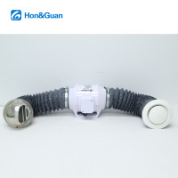 Ventilateur de gaine à flux mixte Hon&Guan de 4 pouces, 220 V, petit volume, léger, approuvé CE pour la maison
