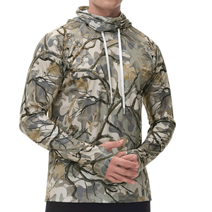 Unisex UPF 50 100% Polyester Anti-Bacterial Solid Pullover Fishing Shirts <b>Long</b> <b>Sleeve</b> UV Sun Hoodie Hiking Running <b>Swim</b> Athletic - Product Image 5
