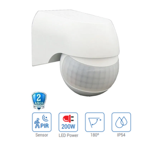 Sensore crepuscolare LED luci giardino con sensore di movimento e protezione Pir grado IP54 - Product Image 5