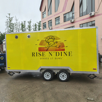 Camion de restauration rapide personnalisé Camion de pizza Kiosque mobile de crème glacée Remorque de café Remorques de concession de carnaval de taco